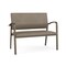 Lesro Newport 2 Seat Tandem Seating Metal Frame No Center Arms, Bronze, MD Farro Upholstery NP1501 - alternate 1